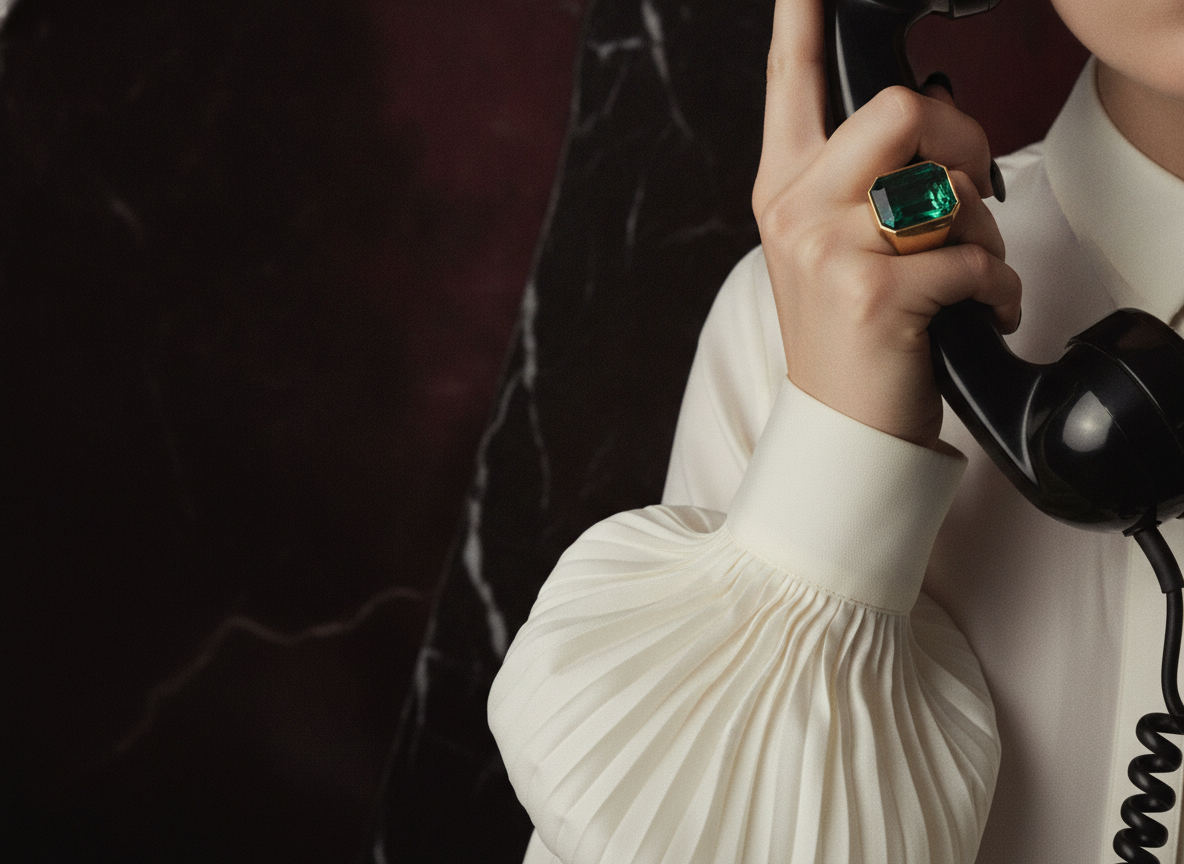 A hand holding a telephone receiver, representing the crucial step of verifying information over the phone.